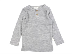 Lil Atelier grey melange top merinould